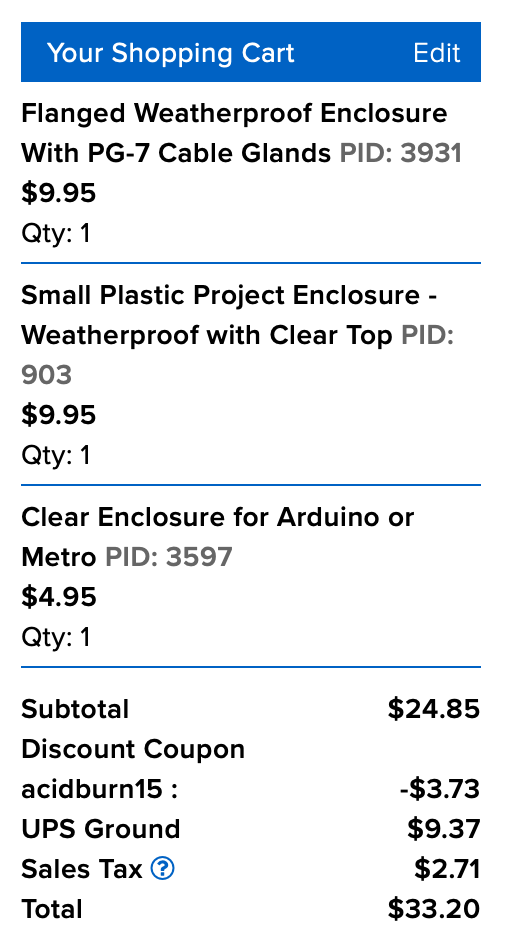 Adafruit price