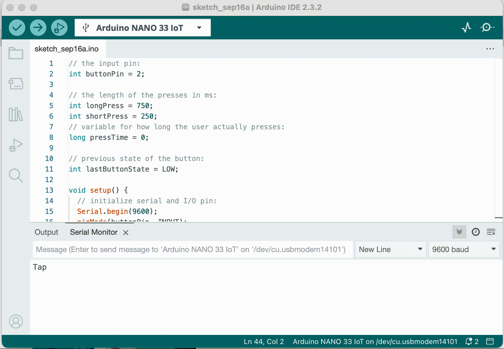 Sensor Change Detection